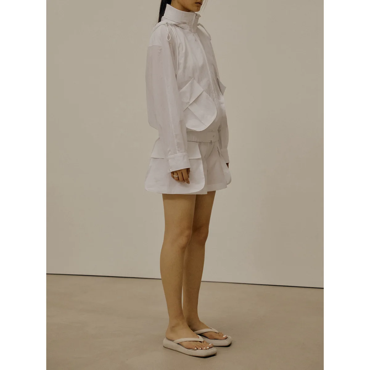 Женская куртка с капюшоном L0 * тонкие повседневные спортивные шорты на молнии