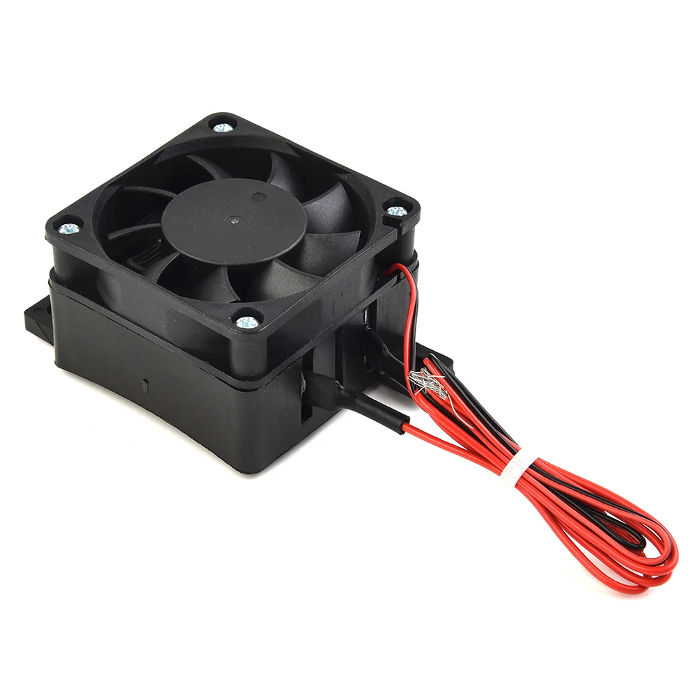 

High Quality Practical PTC Air Heater Accessory Black Car Fan Ceramic Constant Temperature Heating Replacement