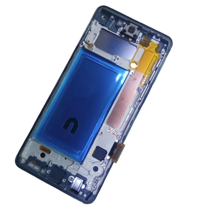 Фото TFT LCD-дисплей для Samsung Galaxy S10 SM-G973F/DS G973U G973, сенсорный экран, дигитайзер в сборе, запчасти для ремонта, с рамкой №3