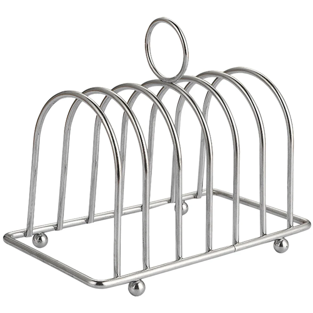 

Slice Rack Desktop Toast Holder Reusable Daily Use Household Stand Toaster Air Fryer
