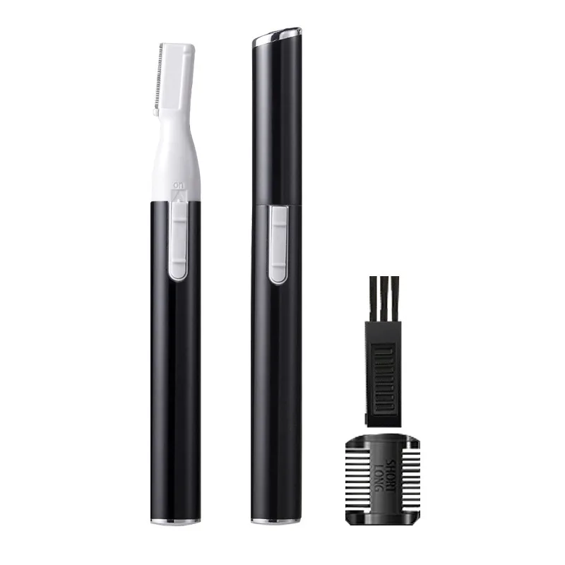 Practical Electric Face Eyebrow Scissors Hair Trimmer Mini P