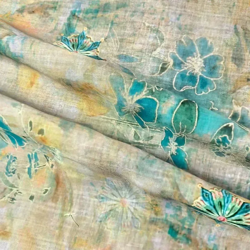 Растительный стиль высокое качество натуральная чистая ткань для нижнего белья