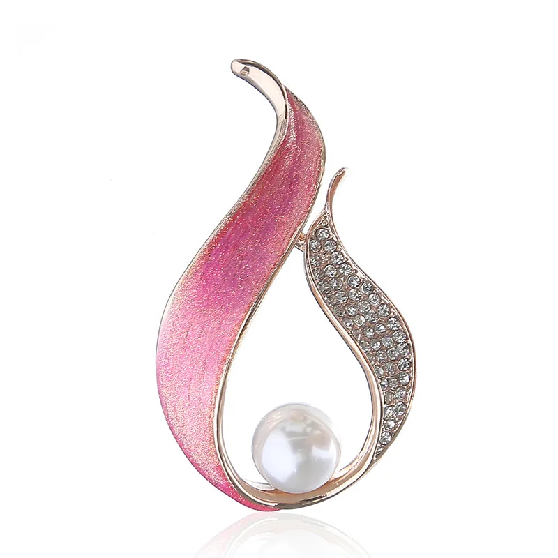 

Pearl Brooch Women's Brooch For Clothes Crystal Rhinestone Pin Accessories Girl Dress Bag Buckle Pins Brooches jewelry