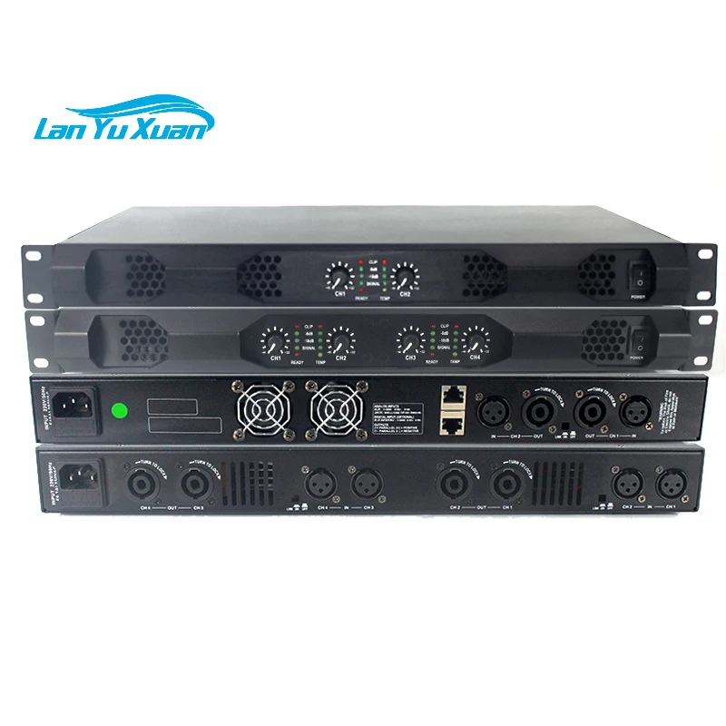 

Sinbosen sound dual 4 channel class d pa audio dj power small home stereo 500 watt amplifier