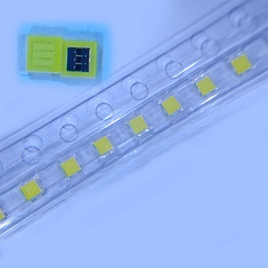 

SMD LED CSP 1414 3V 3W холодный белый свет 190lm для подсветки ЖК-телевизоров Huaxinxiang 50 шт.