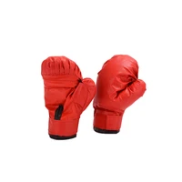 new leather karate boxing gloves sanda karate sandbag taekwondo protective gloves