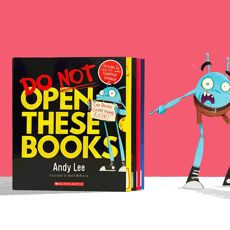 

Do Not Open This Book English Books Children Early Learning Story Book Interesting Creative Picture Book Gift -40