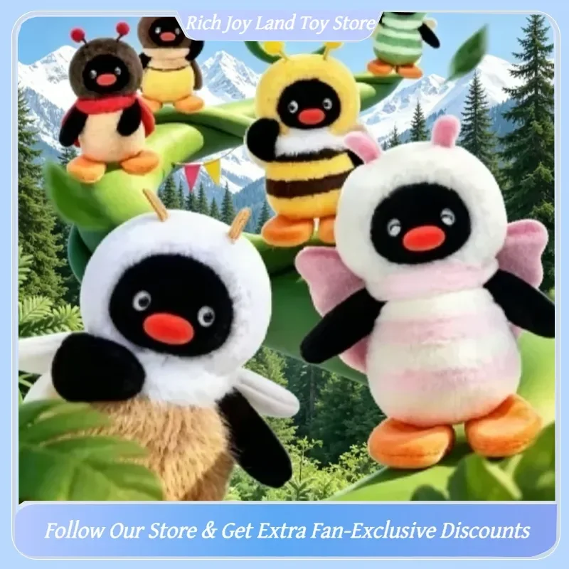 Фото Оригинальная серия плюшевых кукол Pingu Insect Series Blind Box: милые аниме-персонажи, коллекционные фигурки, декоративные игрушки, таинственная коробка, игрушки-сюрпризы, подарок №3