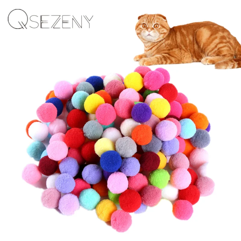 

Милые забавные игрушки для кошек стрейчевый плюшевый мяч 0,98 дюйма игрушка для кошек мяч творческий красочный интерактивный помпон для коше...