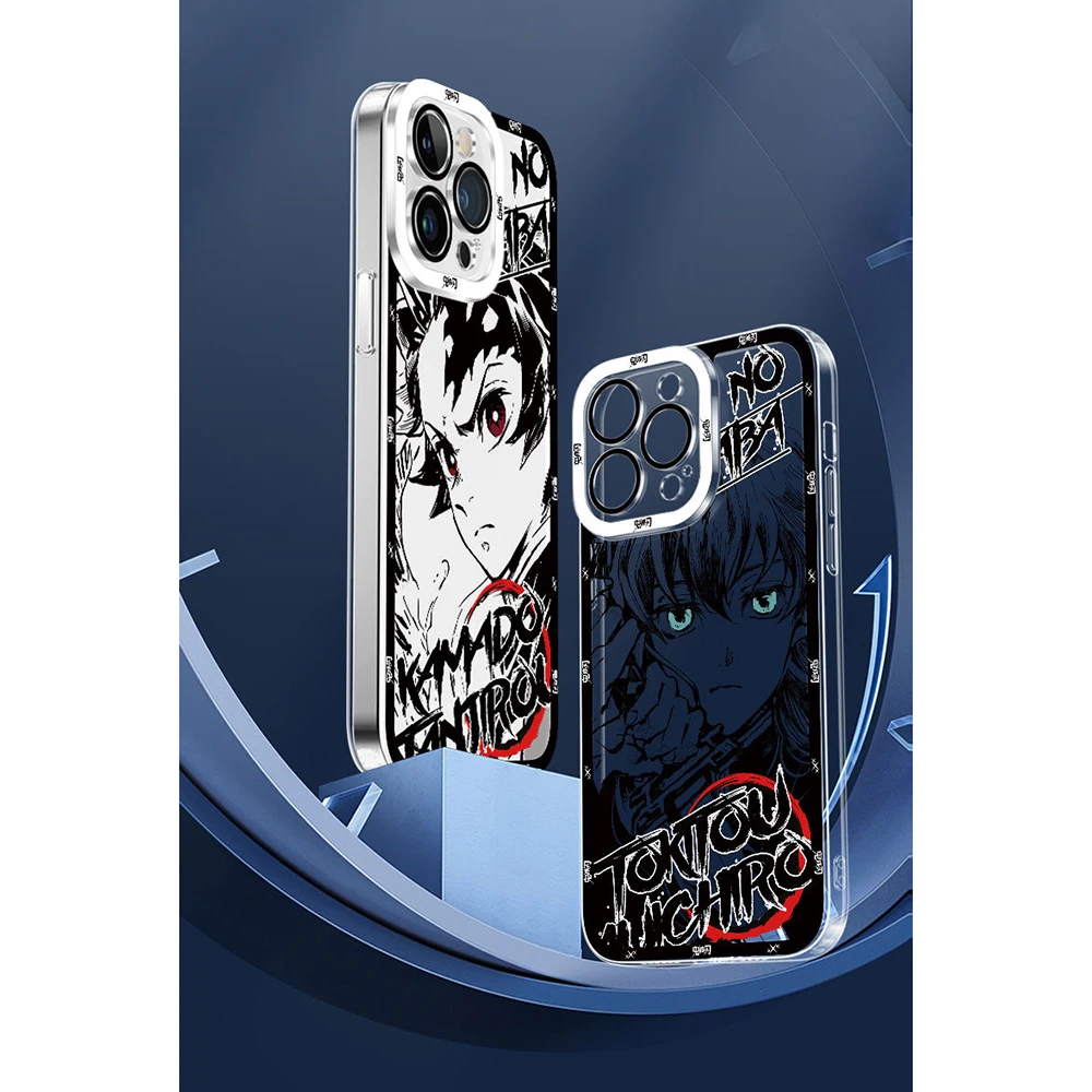 Cool Anime Demon Slayer Phone Case For Tecno Spark Go 30C 10 Camon 30 20 19 Pova 6 5 4 Pro itel S23 A70 4G 5G Clear TPU Cover
