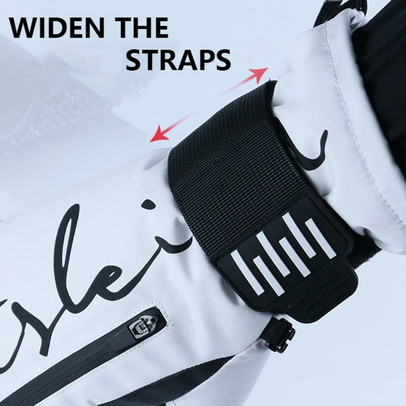 Зимние перчатки Термальные сенсорные Лыжные Ветрозащитные теплые варежки для