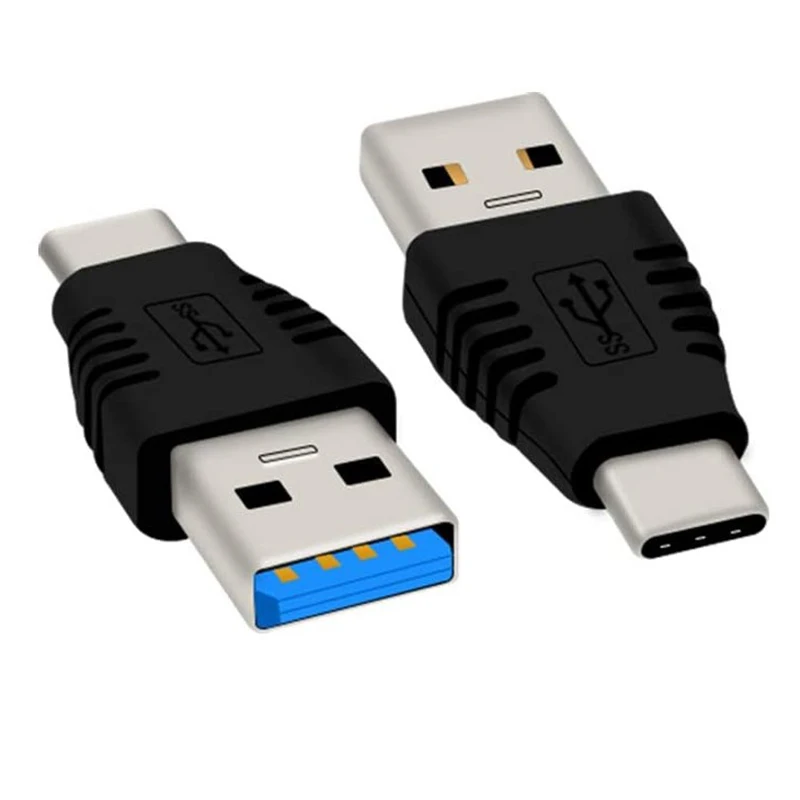 

Type-C Male to USB3.0 Male Adapter USB3.1 USB C to USB A 5Gbps 3A Converter Data Sync and Charging for Mobile Phones Computers