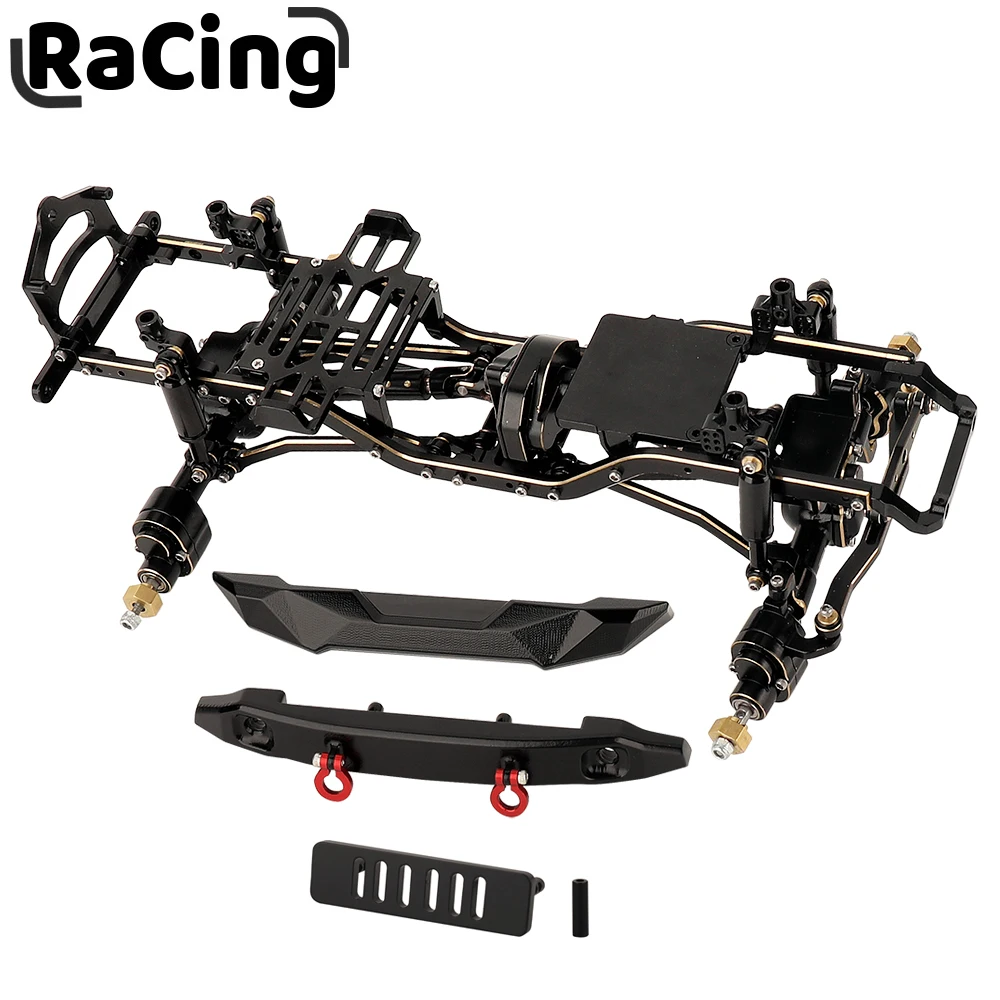 Chasiss Frame With Bumpers For Scx24 Jeep Ford Bronco Model Upgrade Parts