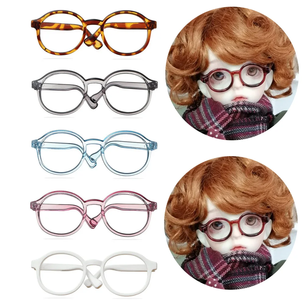 

for 20cm Korea EXO Doll Glasses 9cm Cute Classical Toys Round Glasses Doll Decoration DIY Changing Clothes Doll Accessories