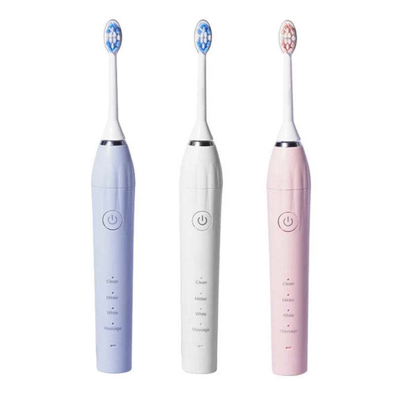 

EAS-Sonic Electric Toothbrush 4 Modes Couples Electric Toothbrush Dupont Bristles Travel Toothbrush USB Chargeable