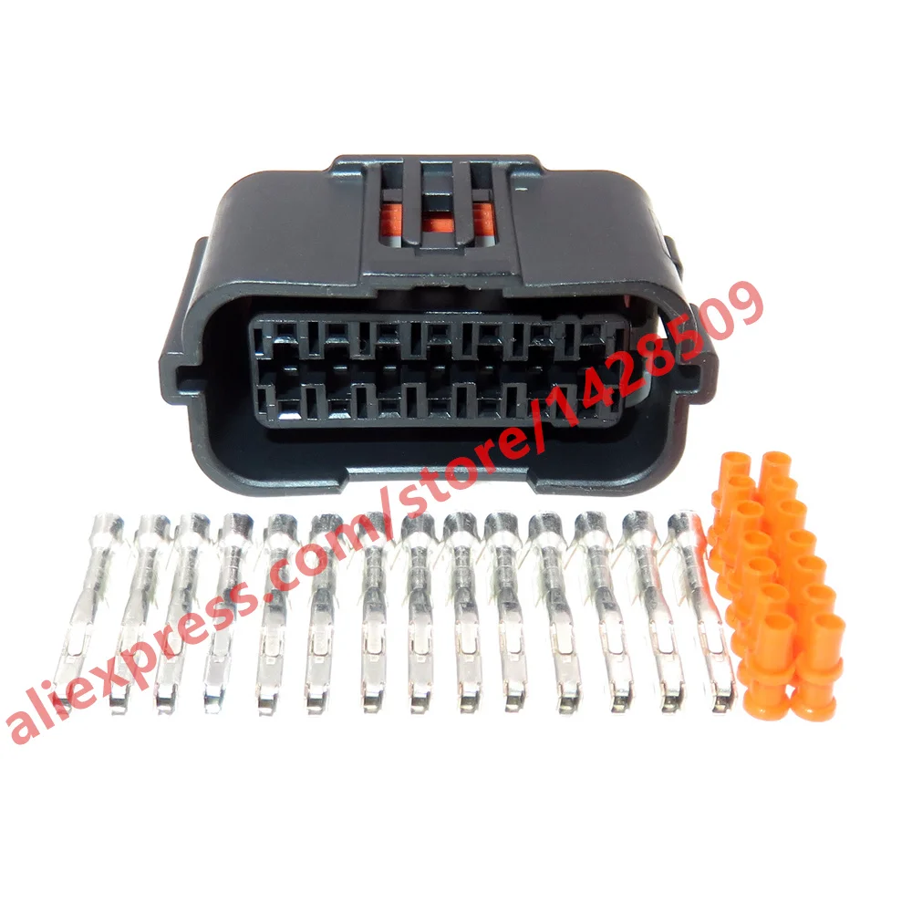 

5 комплектов, 14 контактов, автомобильная электрическая вилка, 1 серия, автомобильный жгут кабелей, водонепроницаемая розетка, разъем для мод...