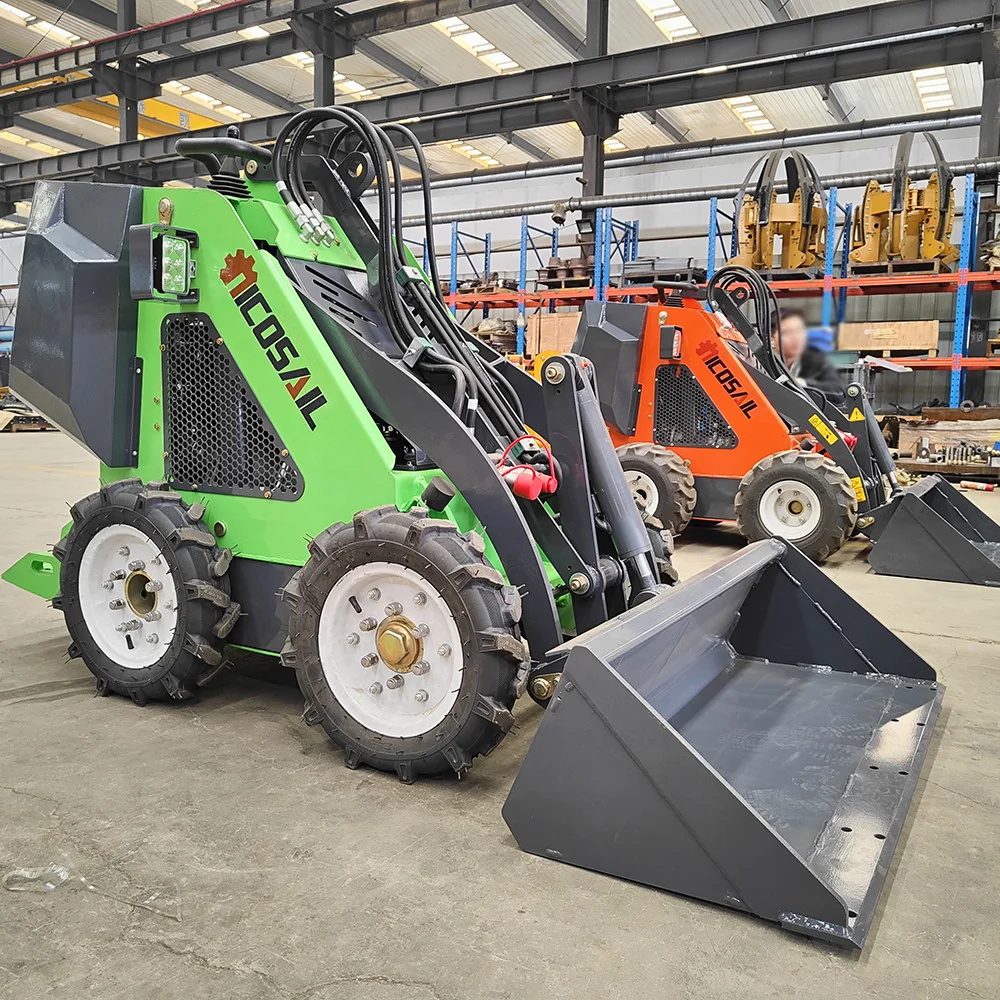 Индивидуальный небольшой гусеничный компактный мини-погрузчик с аксессуарами