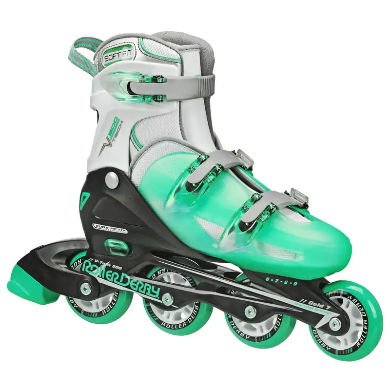 

V-Tech 500 Women's Inline Skate with Adjustable Sizing, Mint