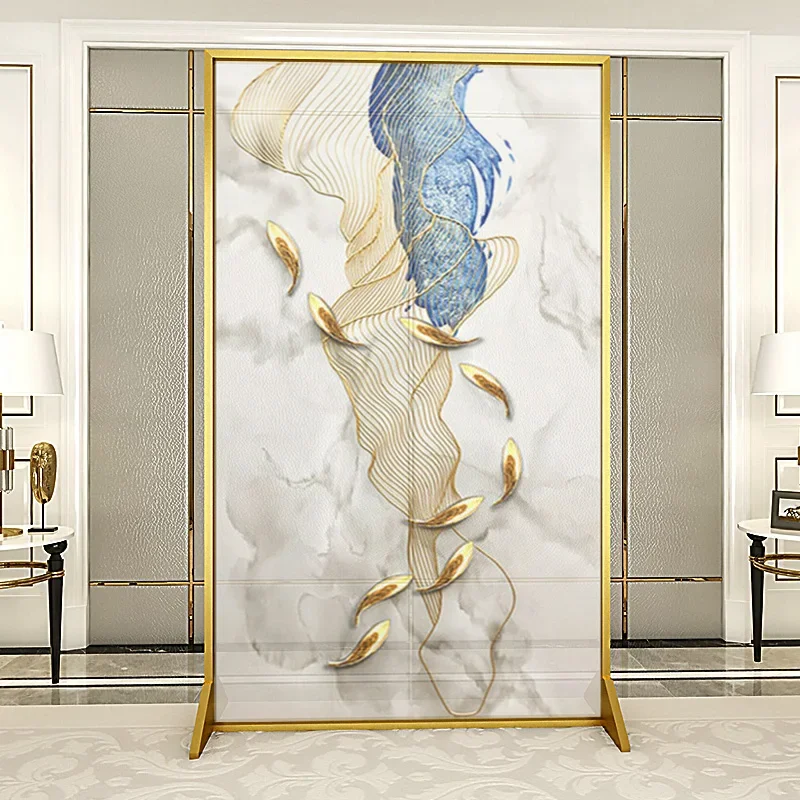 Алюминиевый сплав современный вход роскошный стиль перегородка экраны для