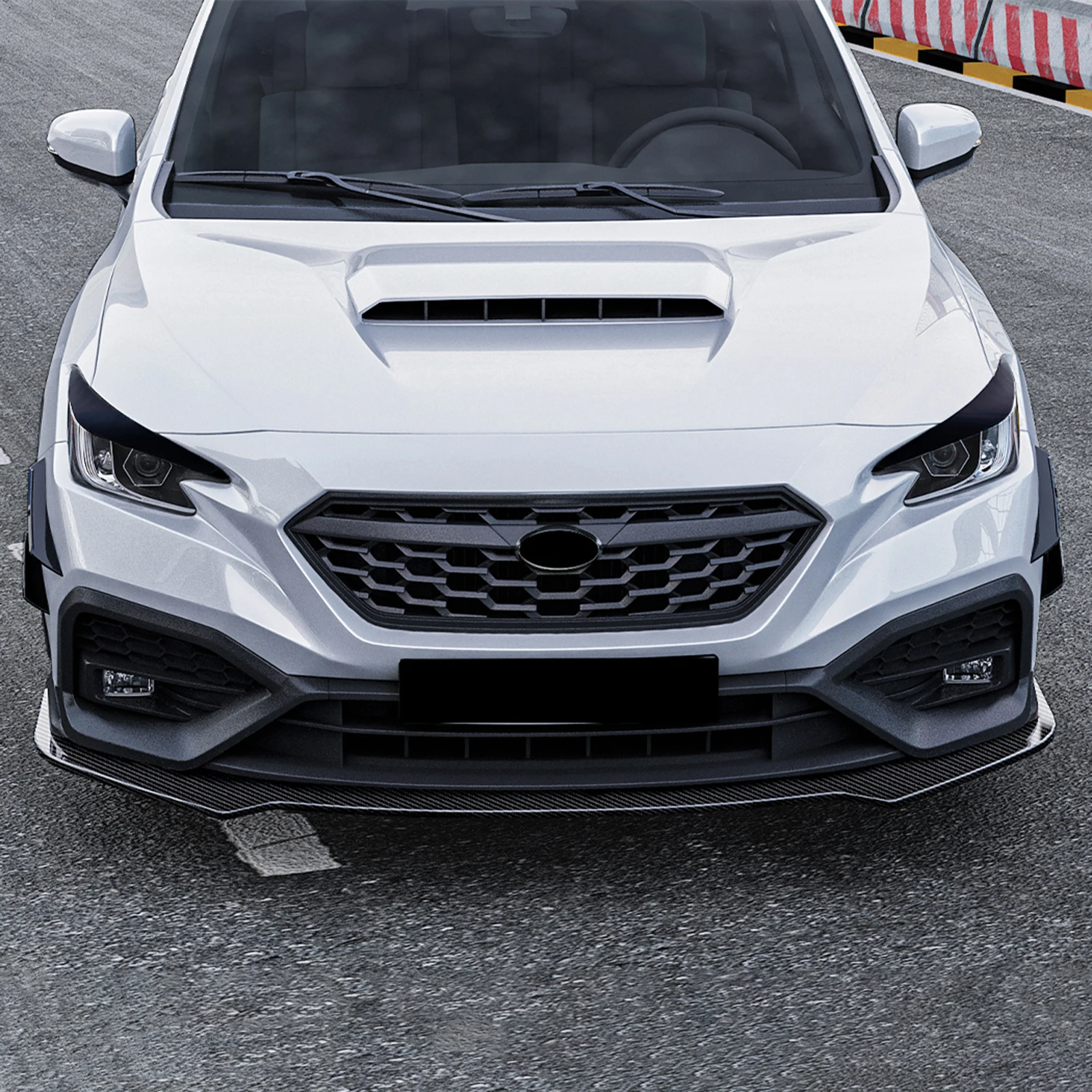 Передний бампер спойлер нижний сплиттер для Subaru WRX STI VB 2022-2025