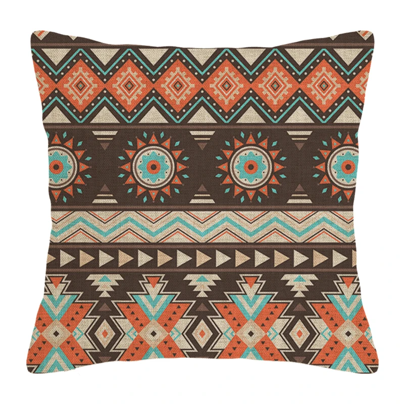 Декоративная наволочка для подушки в стиле бохо 45 х45 40 х40 см 60 х60