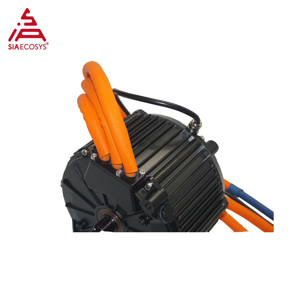 Фото QS MOTOR QS165 10000 Вт 72 В 50 ч Холл/энкодер PMSM двигатель среднего привода №1