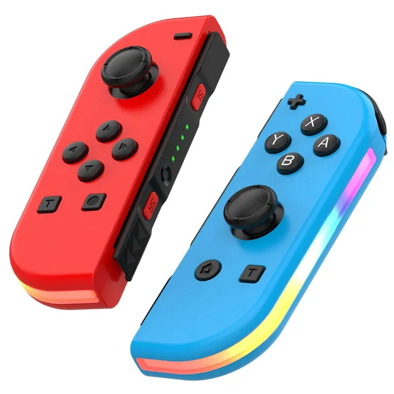 

Joypad for Nintendo Switch RGB light wake-up vibration glare controller left and right Bluetooth-compatible gamepad for Nintendo