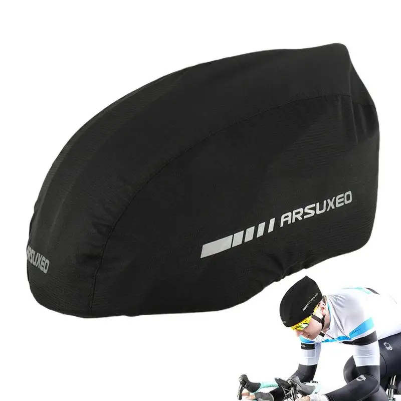 

Чехол для велосипедной шляпы, пылезащитный чехол для горного велосипеда со светоотражающей полосой, визуальные Чехлы для ночных поездок на велосипеде, подарок для друзей на день рождения