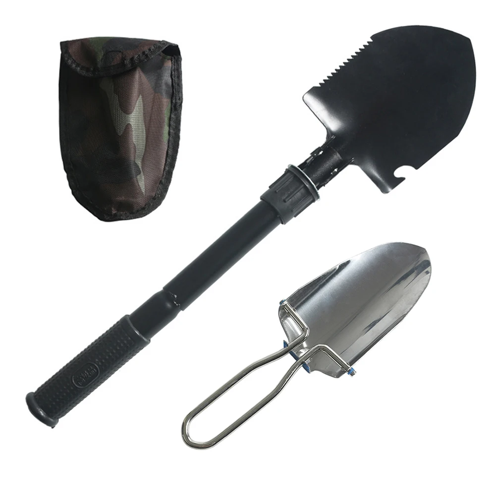 

Portable Manganese Steel Engineer Shovel Multifunctional Folding Survival Spatula Spade Outdoor Garden Camping Supplie Hand Tool
