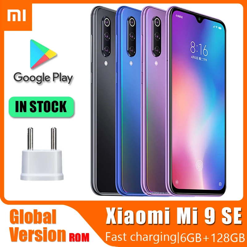 

Oringinal Cellphone XIaomi Mi 9 SE Smartphone Snapdragon 712 48 MP+ 20MP Dual SIM Fast Charging 18W Google store