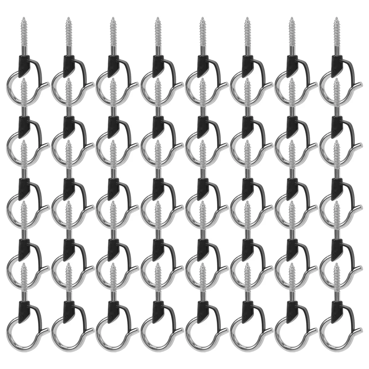

40Pack Q-Hanger, Christmas Lights Hanger Hooks Easy Release Outdoor Wire and Fairy Lights Garage Led, Safety Buckle