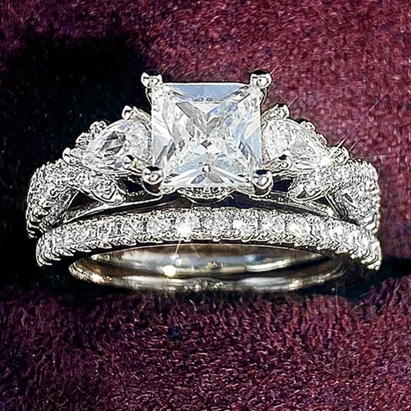 Свадебные аксессуары роскошные свадебные элегантные Элегантные кольца для