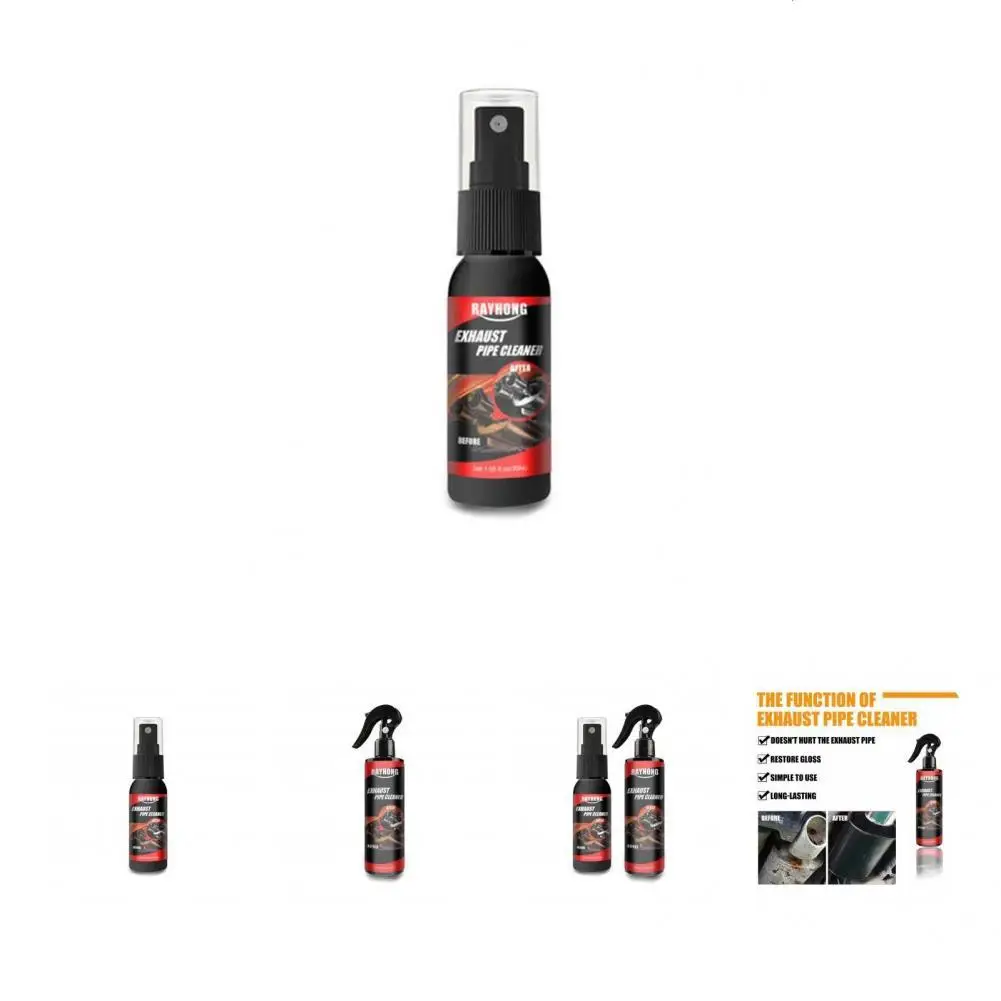 

Simple Use 30ml/120ml Practical Car Tail Pipe Rust Remover Motorcycle Equipment Rust Cleaner Safe for Car