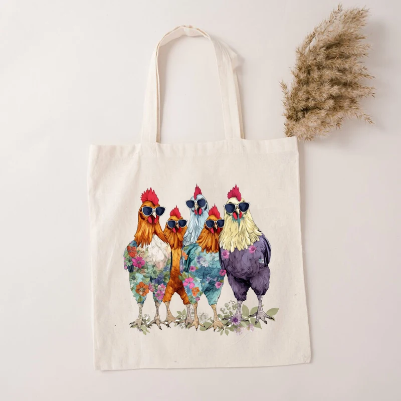 Забавные наклейки для цыплят на одежду модные термопереводные DTF Aniaml