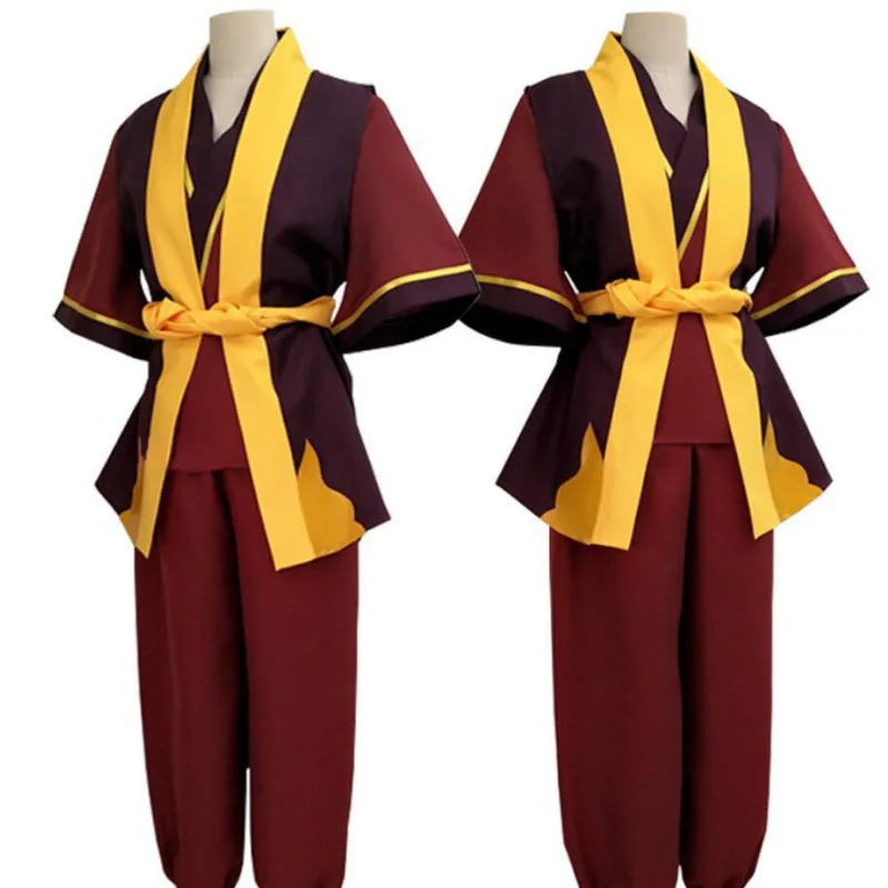 

Avatar The Last Airbender Prince Zuko Cosplay Costumes Anime Halloween Costumes Suit Kimono Role Play Clothing Party Uniform