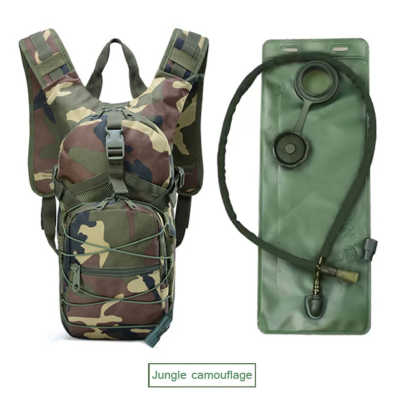 

Bicycle Outdoor Sports Foot Army Camouflage Tactical Riding Bag 3L Water Bottle Water Bag Backpack