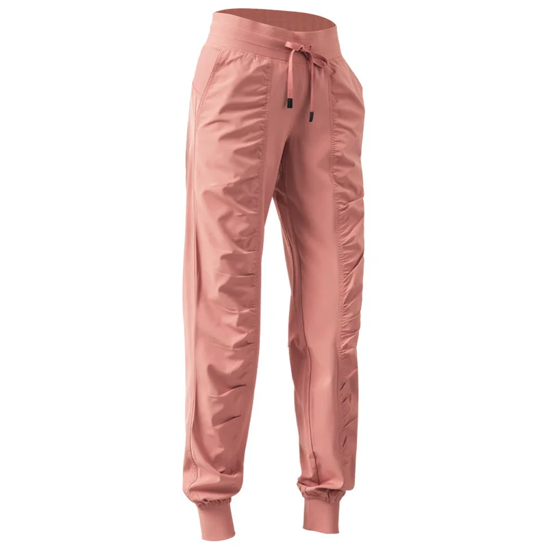 Lightweight Quick Dry Loose Jogger Pants Women Running Sports Trousers Female High Waist Breathable Fitness Sweatpants