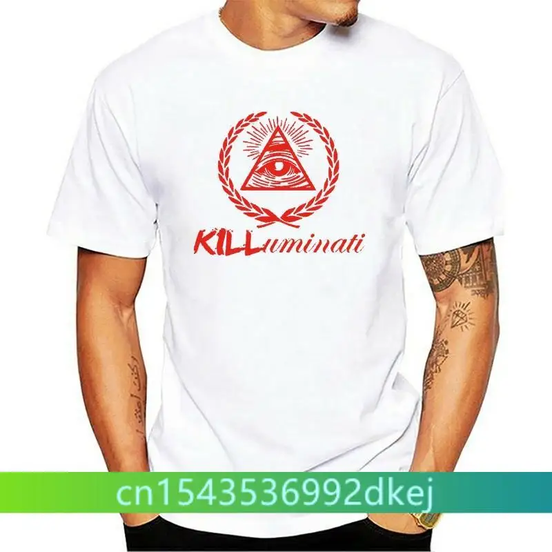 

Cheap Price 100 % Cotton Tee Shirts Dta Dont Trust Anyone Illuminati T Shirt Urban Wear Crew Tee Killuminati 2pac Ny T-shirt