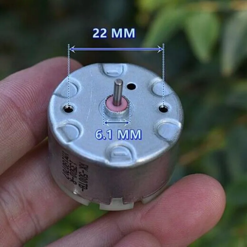 RK-500TB-13500 Micro Motor DC6V-12V 5600RPM круглый 32 мм Робот-уборочная машина Carbon Brushed RC500 Электрический мотор для стереосистемы