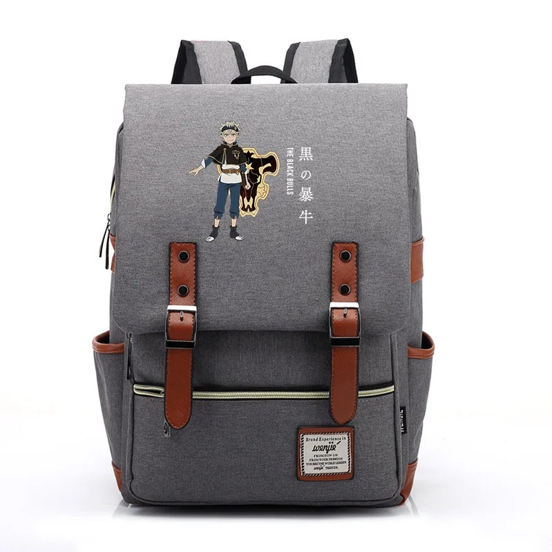 

Anime Black Clover Backpacks For Teenager Boys Girls Student School Bags Unisex Laptop Rucksack Travel Daypack Mochila