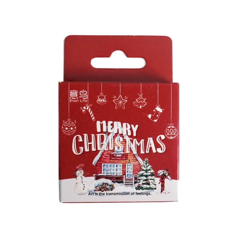 45 шт. милые рождественские наклейки, мини-наклейки из бумаги, эстетические милые наклейки, канцелярские принадлежности, материал для скрапбукинга