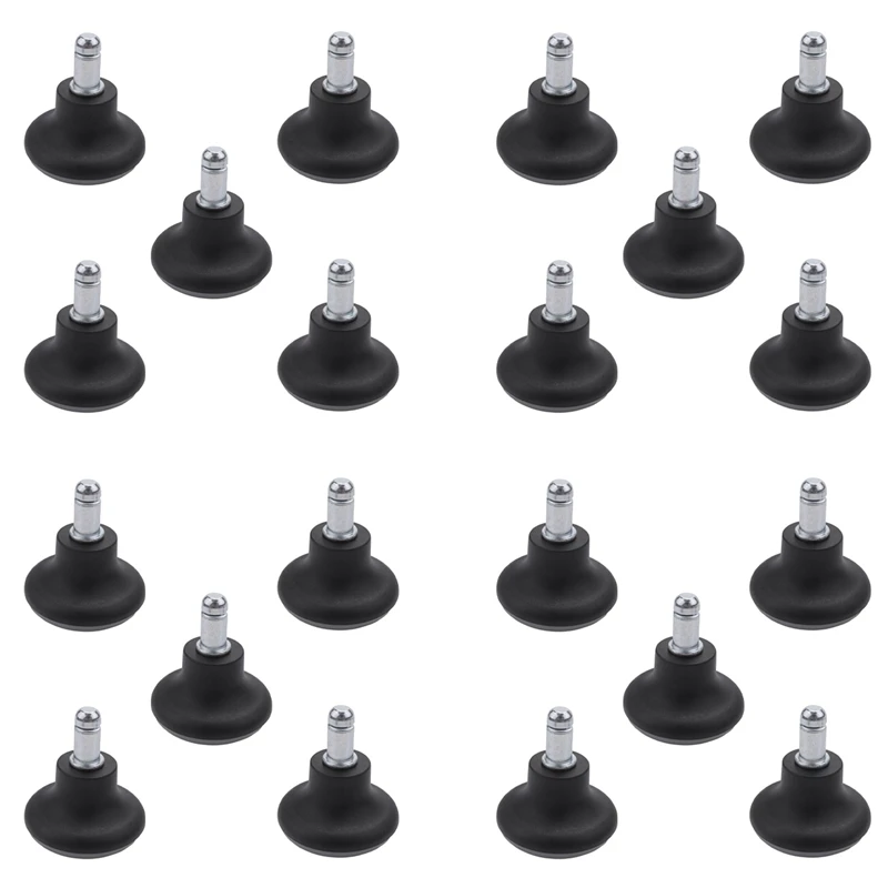 

Retail 20Pcs Bell Glides Replacement Office Chair Wheels Stopper Office Chair Swivel Caster Wheels, 2 Inch Stool Bell Glides