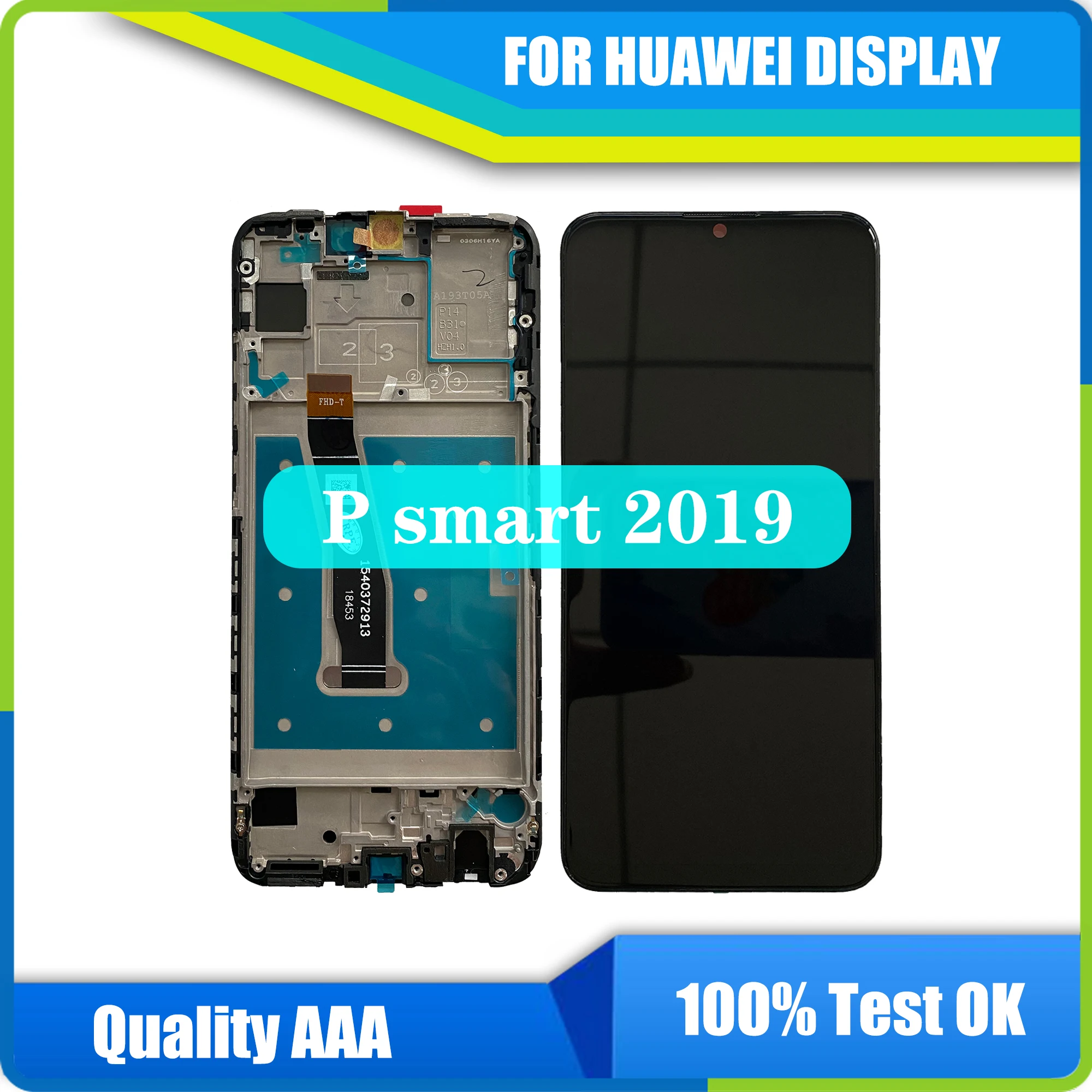 

ЖК-дисплей с рамкой для Huawei P Smart2019, ЖК-дисплей с рамкой для P Smart2019, 10 точек касания, L21, LX3