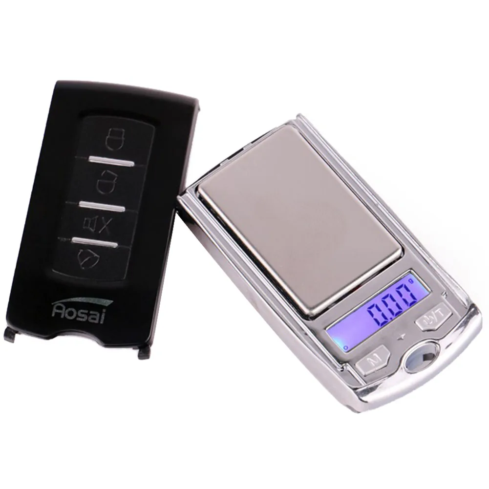 

Jewelry Digital Electronic Balance Household Accurate Weight Portable High Precision Mini Flat Scale Car Key Led Night Vision
