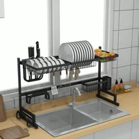 Amazon Stainless Steel Sink Drain Rack Kitchen Shelf DIY Bowl Dish Cutlery Drying Storage Rack Kitchen Organizer Storage Holder