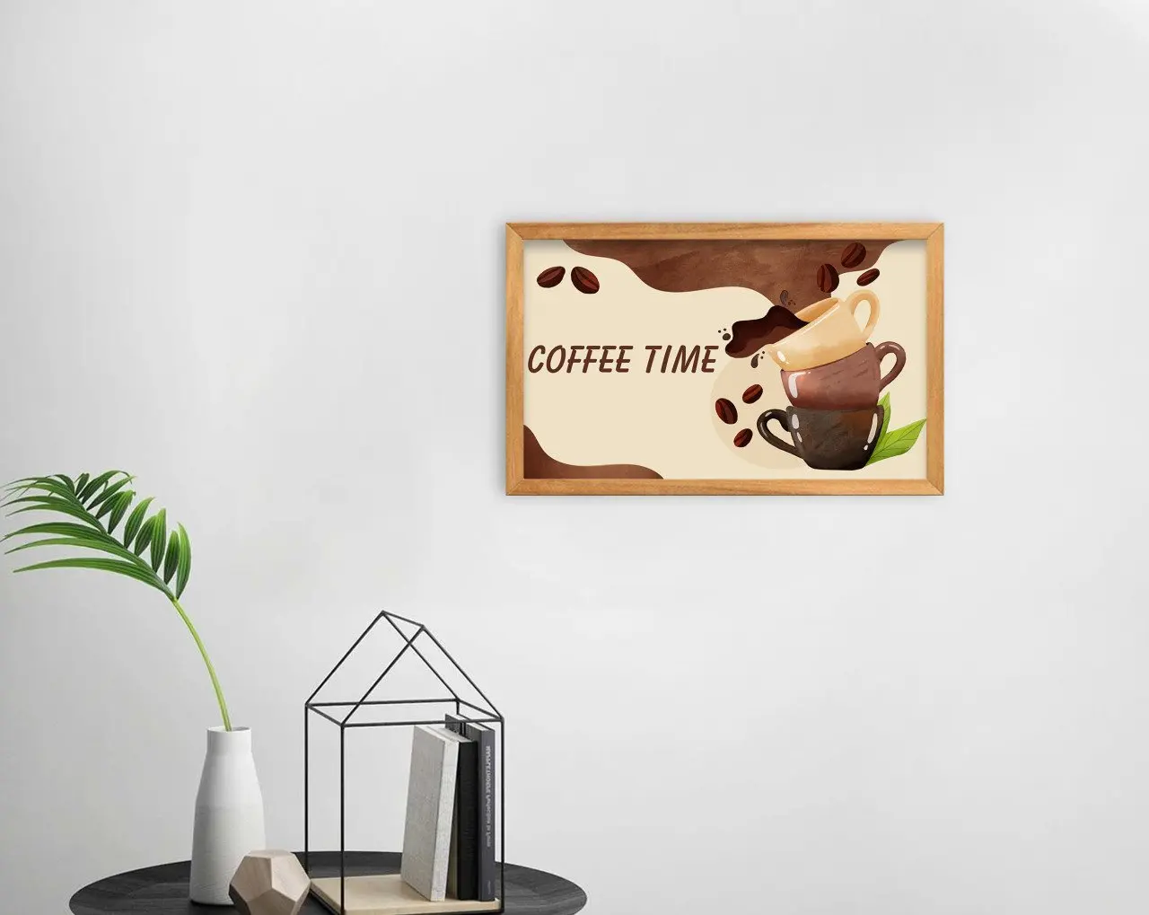 

BK Home Coffee Design Decorative Retro Wood Tablo-41