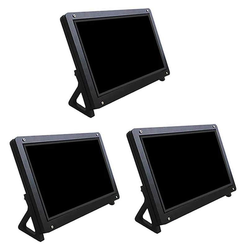 

3Pcs 7 Inch Display Monitor LCD Case Support Holder For Raspberry Pi 3 Acrylic Housing Bracket LCD Black