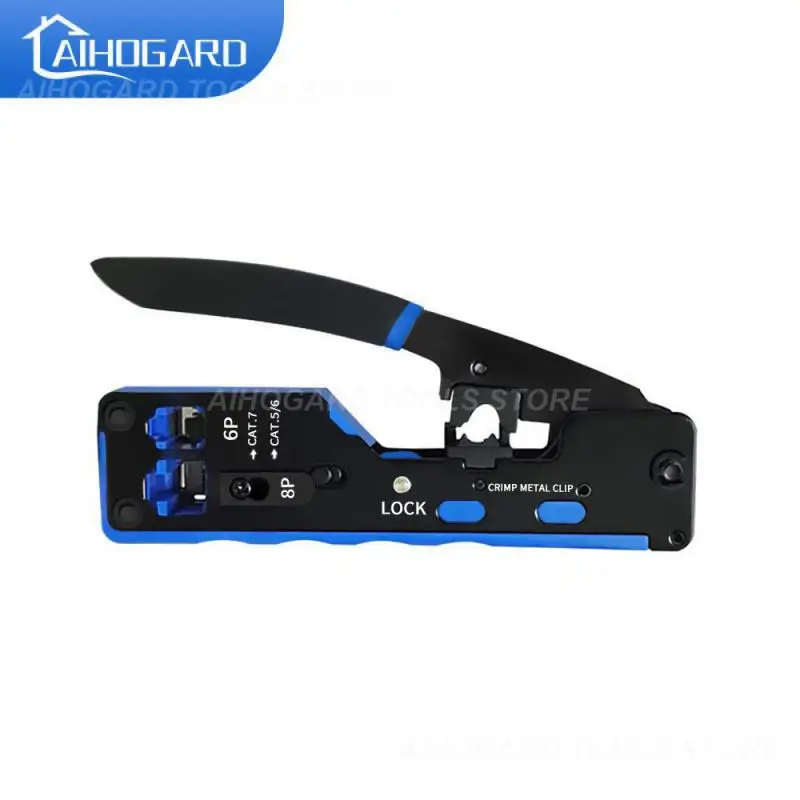 

Обжимной инструмент Rj45 для обжима кабеля, тип 7, со стразами, для обжима кабеля Cat7/6/5