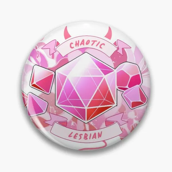 

Lgbt Rpg Chaotic Lesbian Customizable Soft Button Pin Clothes Funny Creative Cute Jewelry Decor Brooch Collar Lover Metal