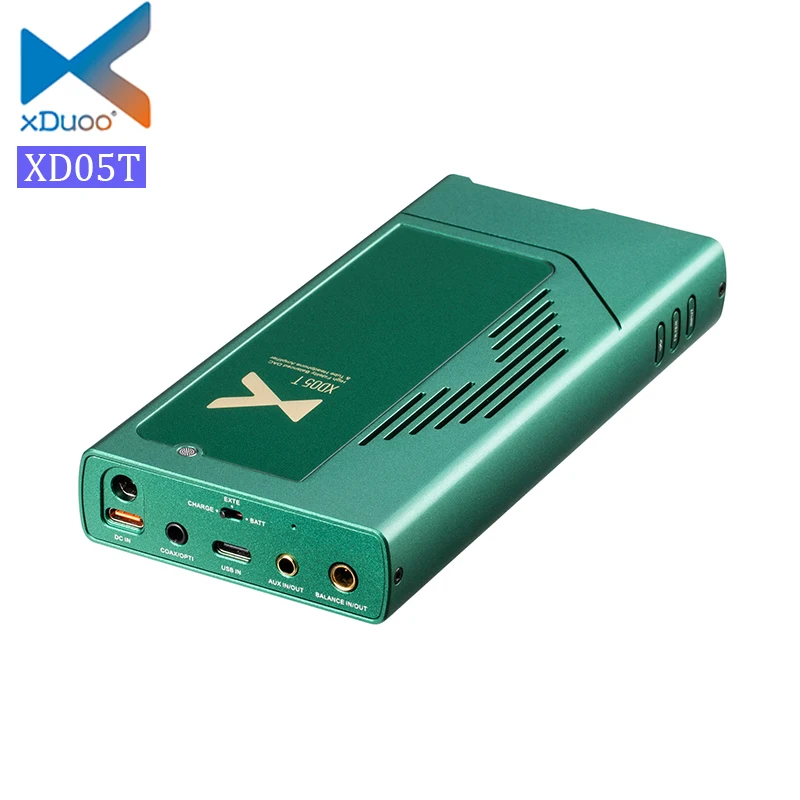 XDUOO XD05T Dual ES9039Q2M Портативный ЦАП усилитель для наушников XD-05T Hi-Fi аудио ламповый